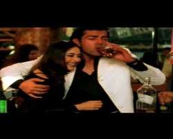 Bobby Deol consuming alcohol